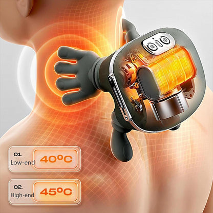 Masajeador cervical 4D con calor RelaxHands