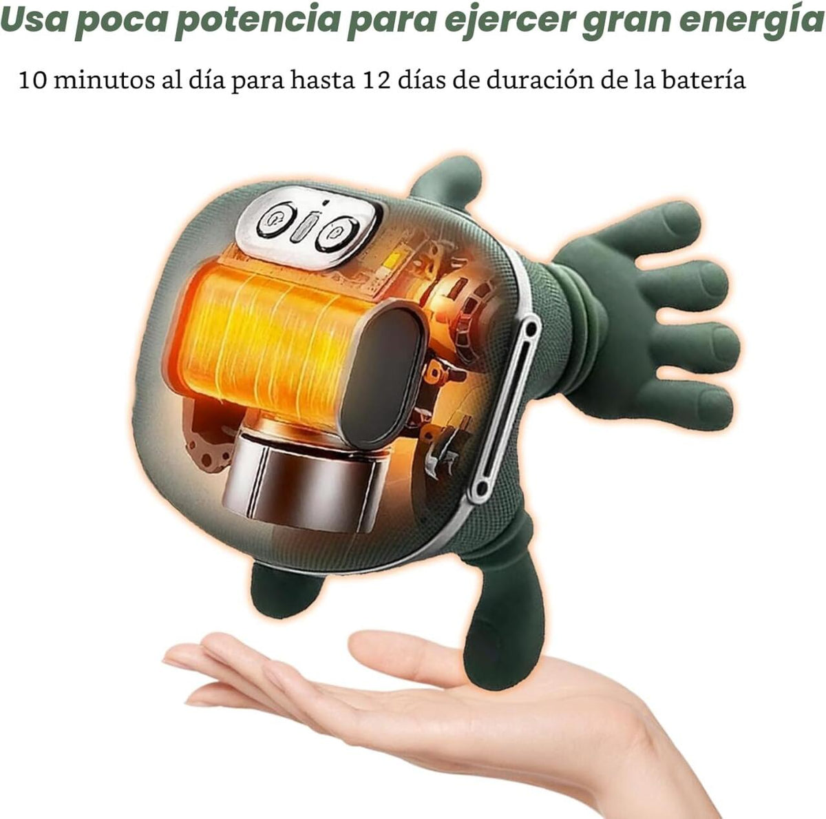 Masajeador cervical 4D con calor RelaxHands