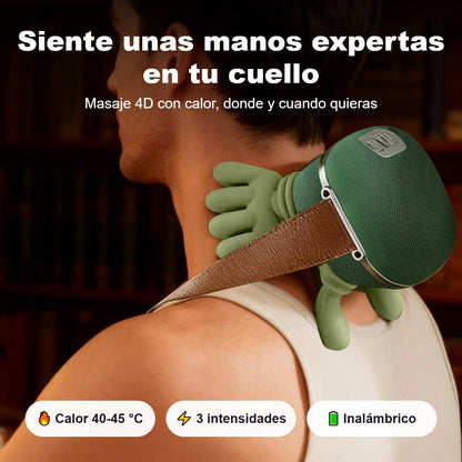 Masajeador cervical 4D con calor RelaxHands